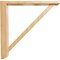 Ekena Millwork 2 1/2"W x 17 3/4"D x 17 1/4"H Traditional Shelf Bracket, Red Oak BKT02X17X17TRRO - alternate 2